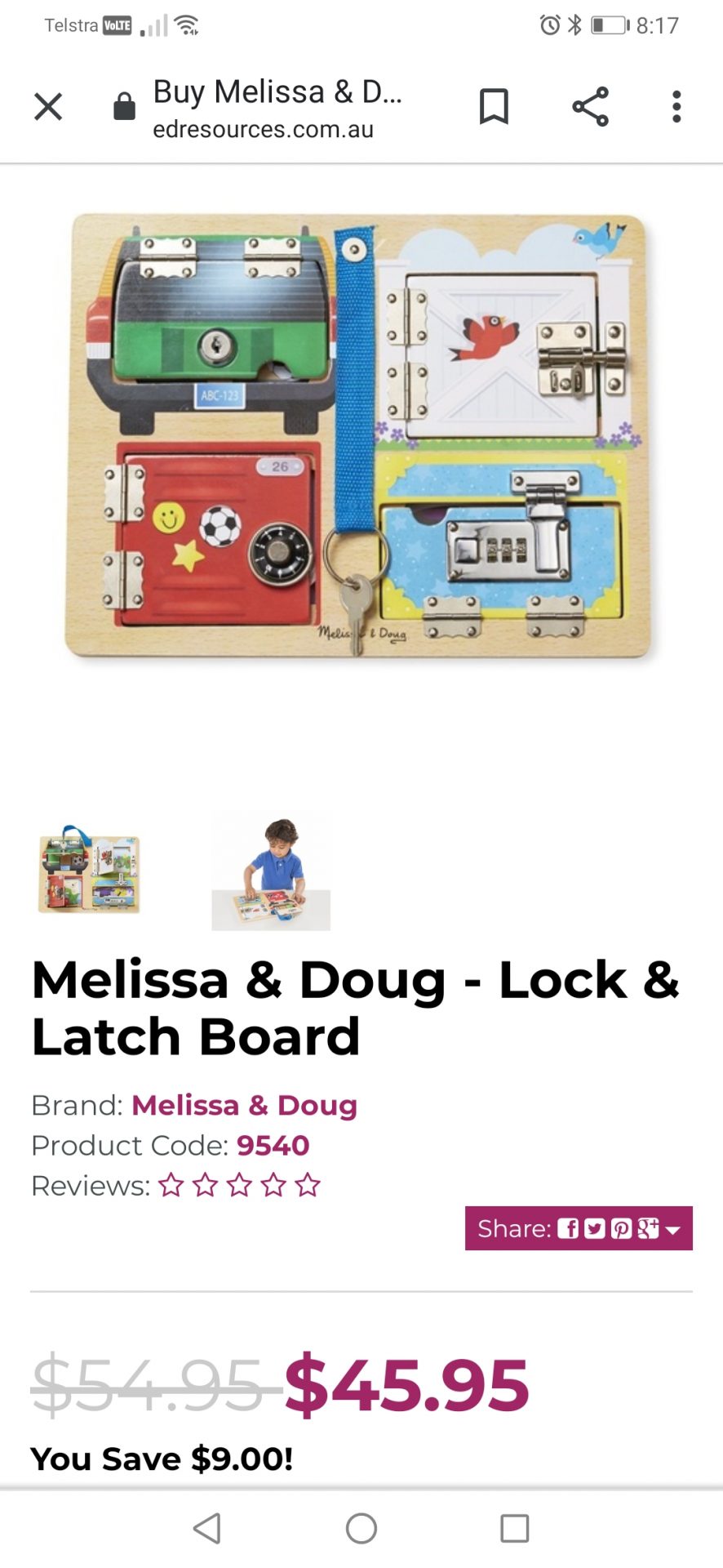 Latch board