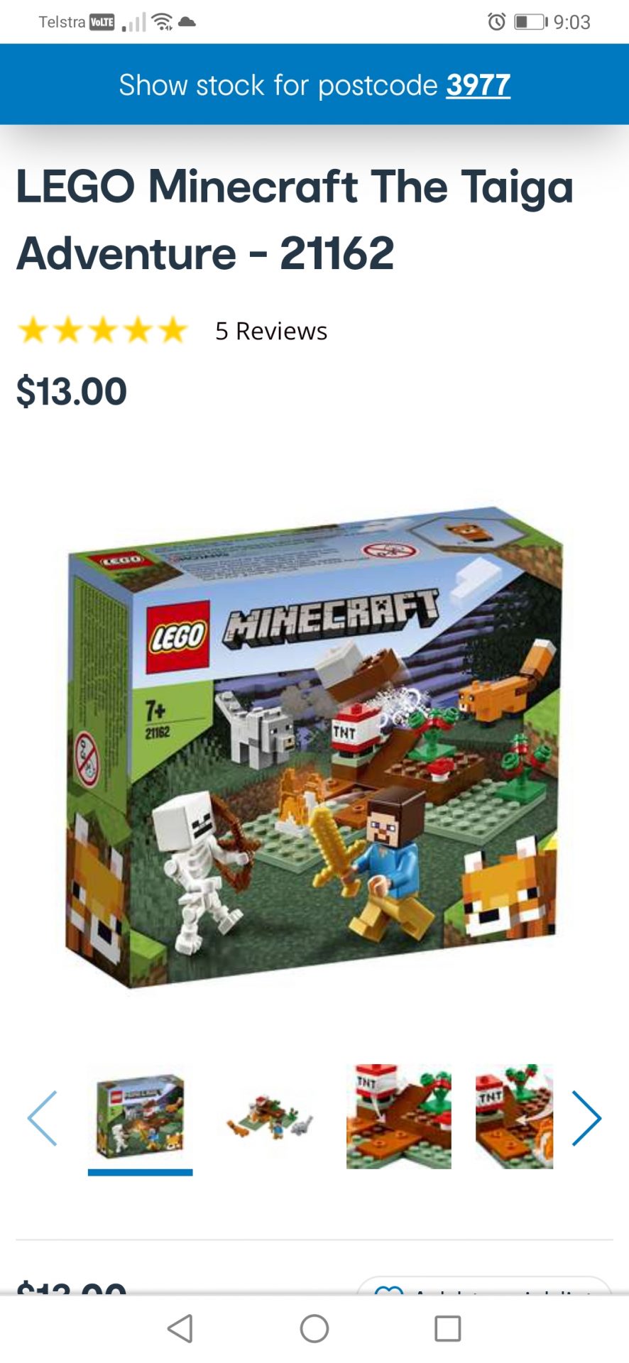 Minecraft Lego the Taiga Adventure