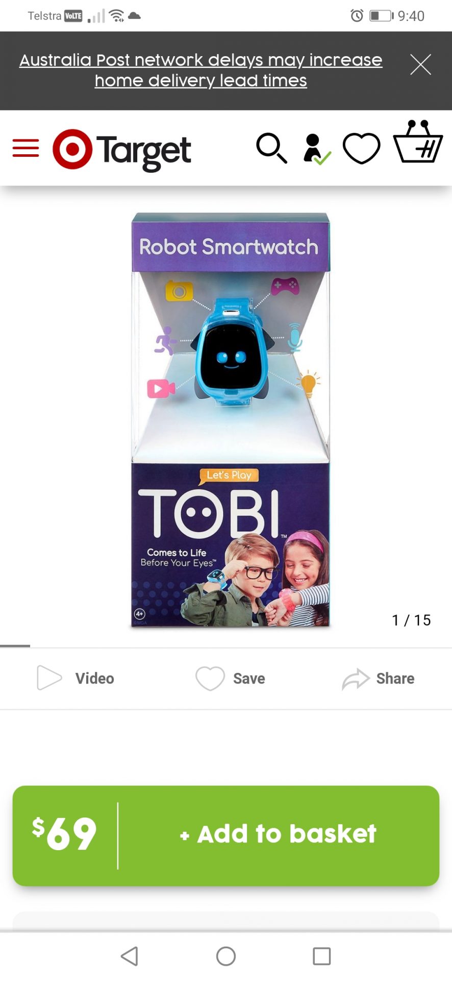 Tobi Robot Smart Watch