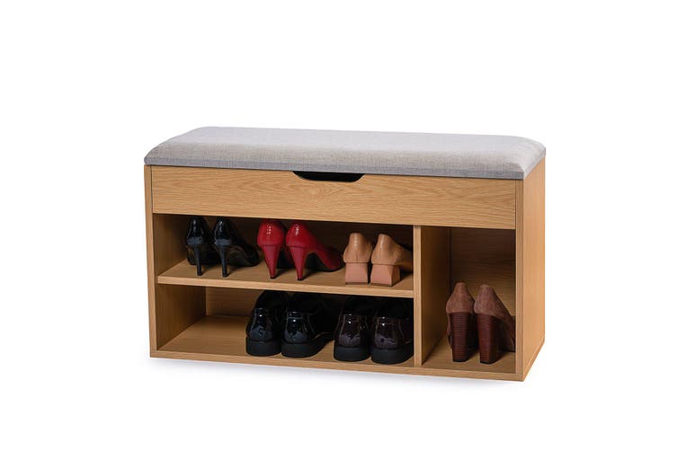 Shoe storage and bench