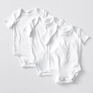 White baby bodysuits