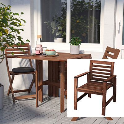 ÄPPLARÖ Outdoor Table and Chairs