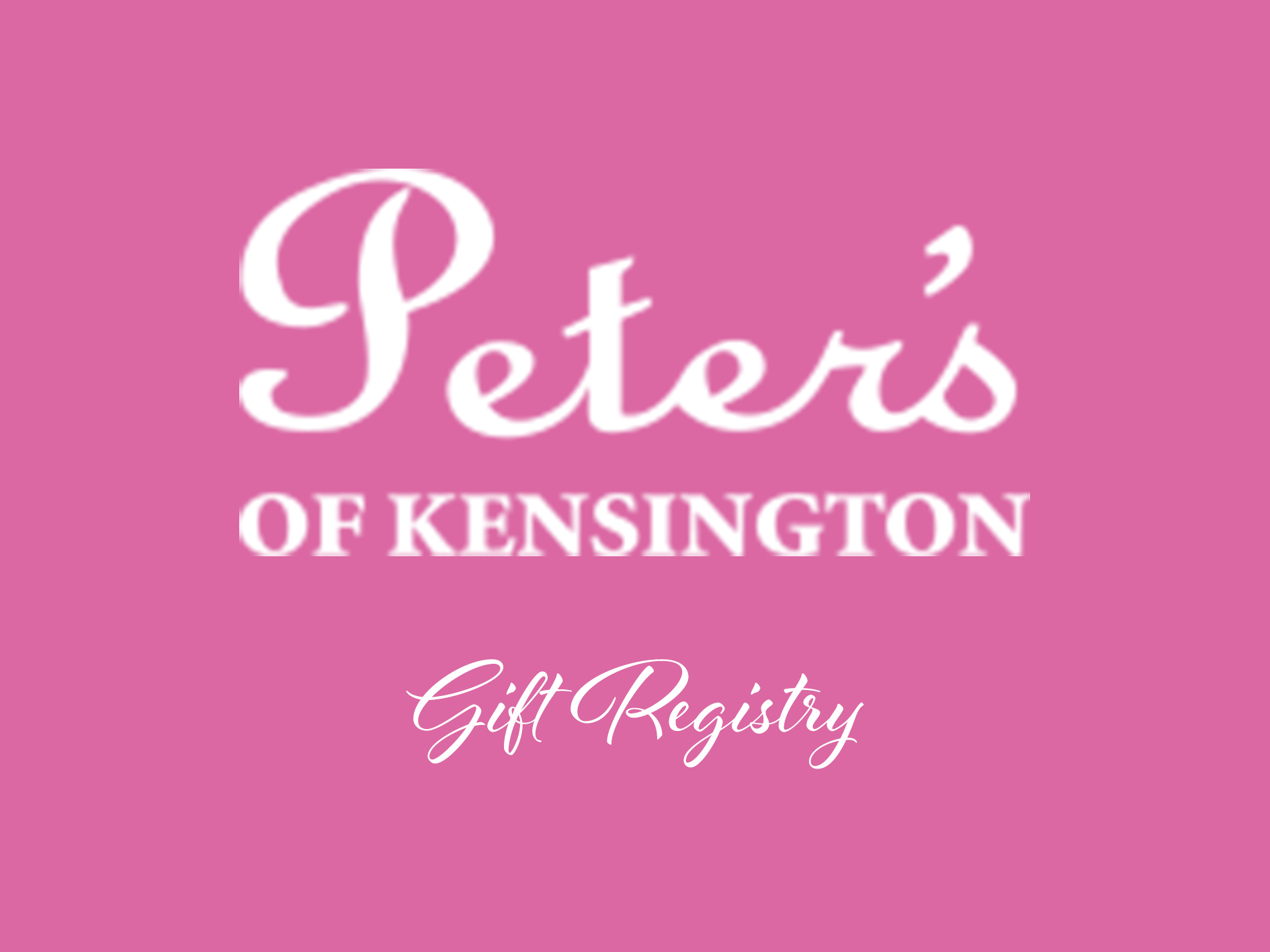 Peter's of Kensington Registry