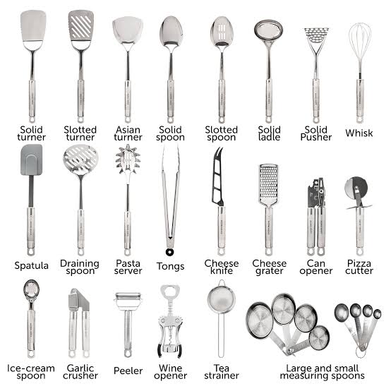Kitchen utensils for Chef Chad