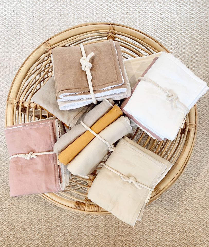 Linen Burp Cloths