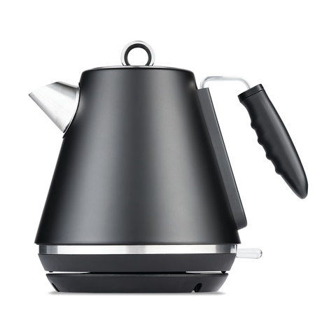 Kmart 1.7L Stainless Steel Pyramid Kettle - Black