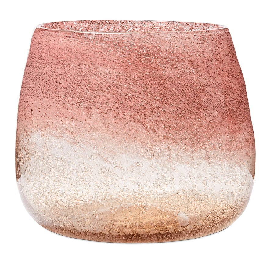 Home Republic Tanami Coral & Bronze Glass Vase