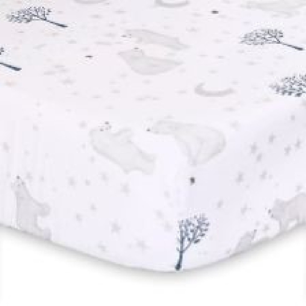 Bear Cot Fitted Sheet