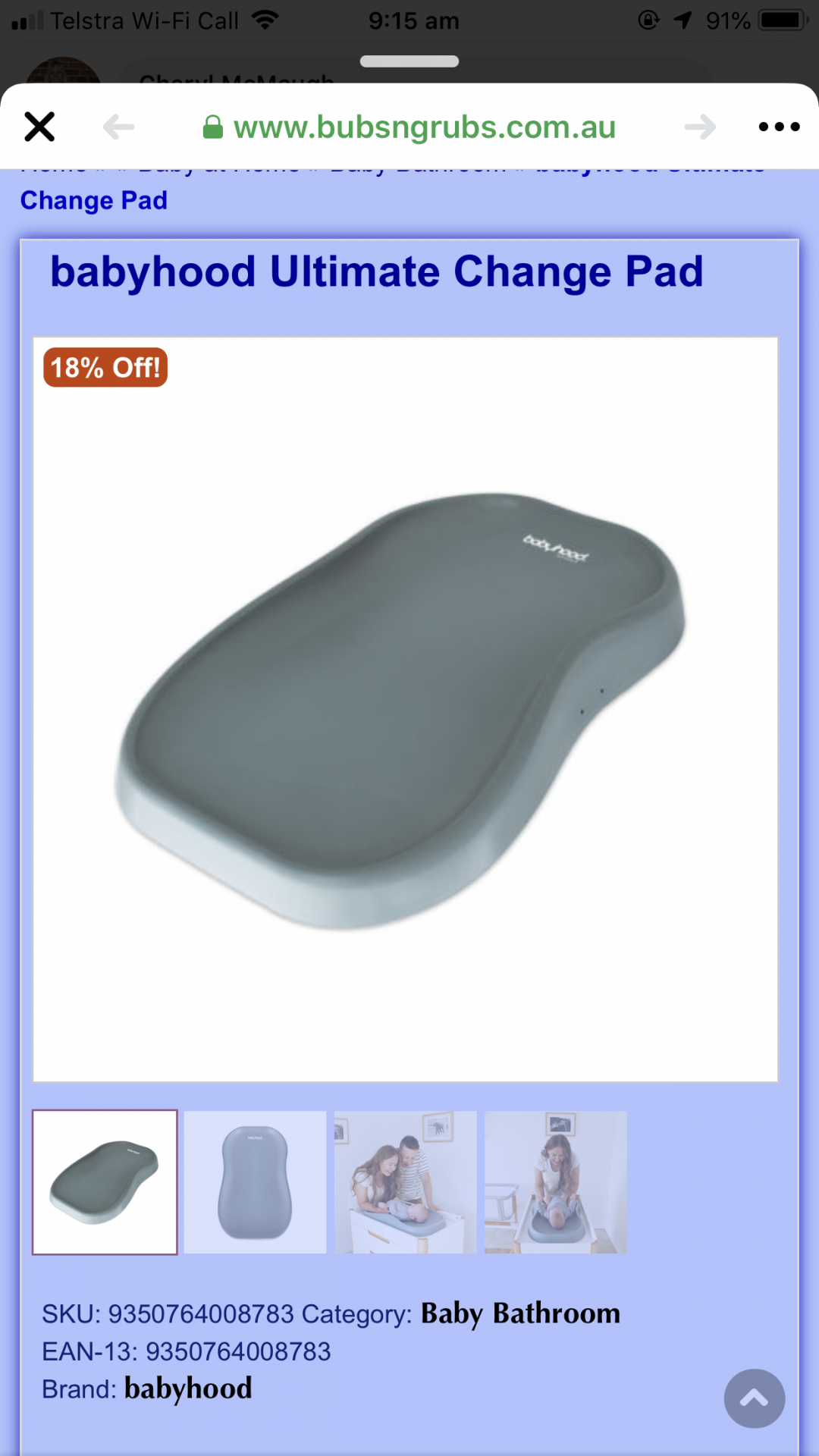 Baby Hood Ultimate Changepad
