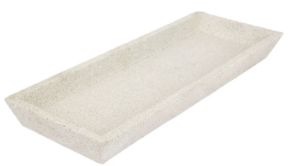 Concrete tray rectangle (Sand)