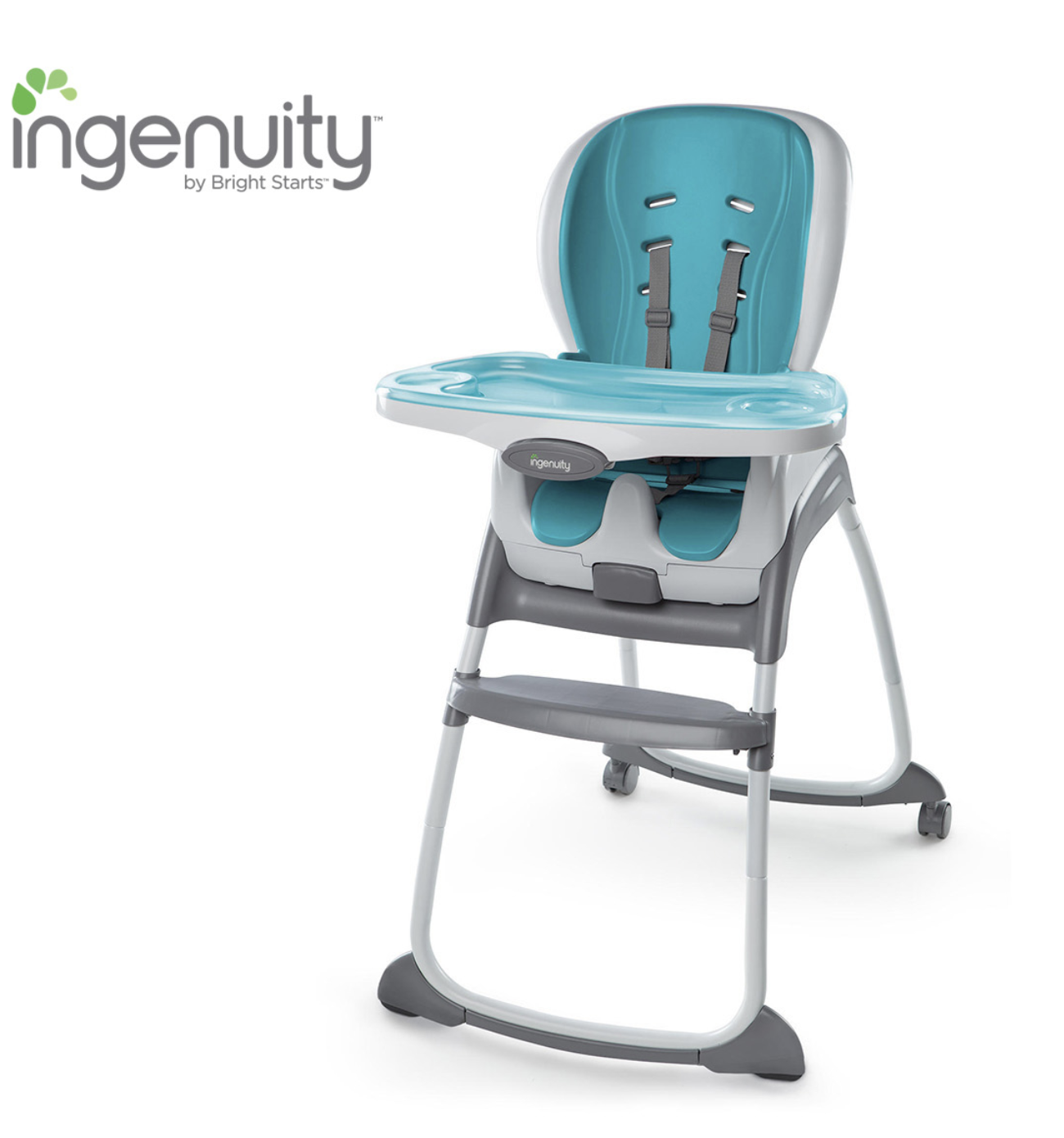 Ingenuity SmartClean Trio 3-in-1 High Chair - Aqua