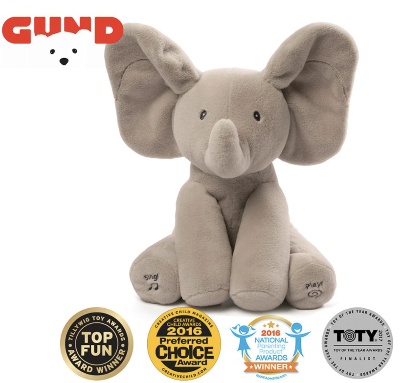 Gund Flappy The Elephant Animated Plush Toy