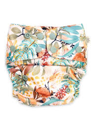 Econaps Cloth Nappy Wattle Pattern