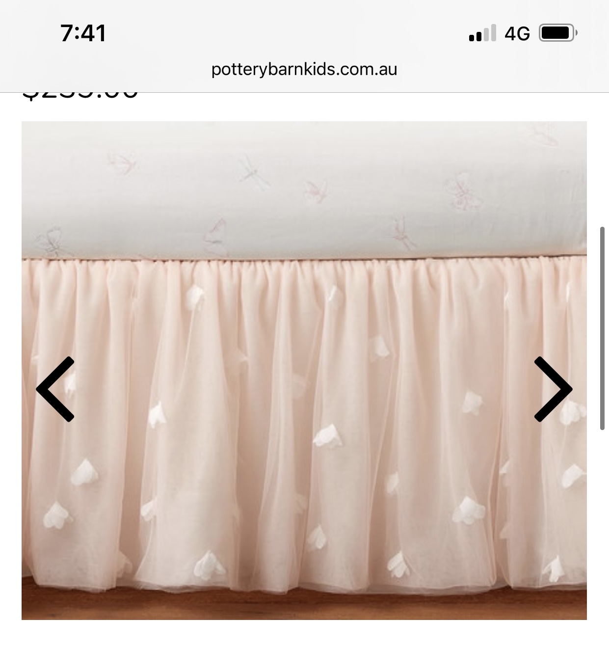 Cot skirt