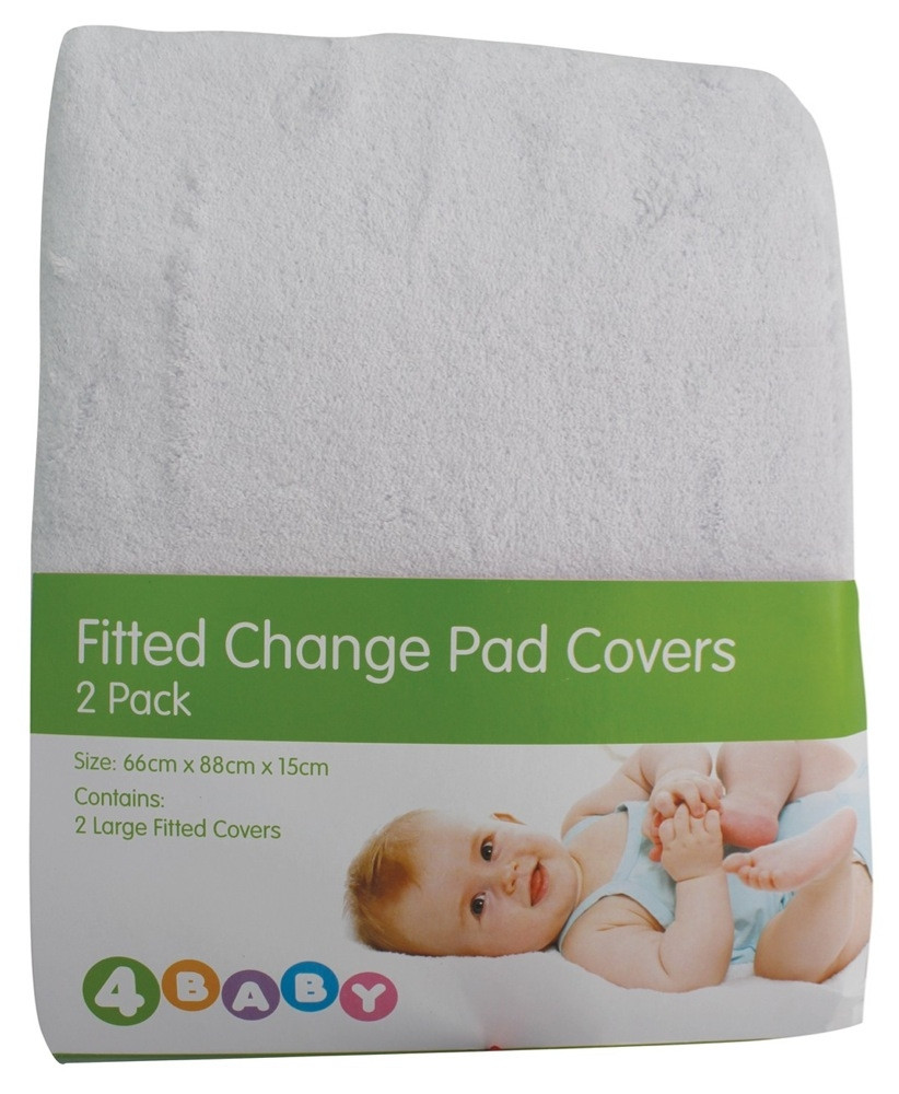Change Pad Cover White 2 Pack