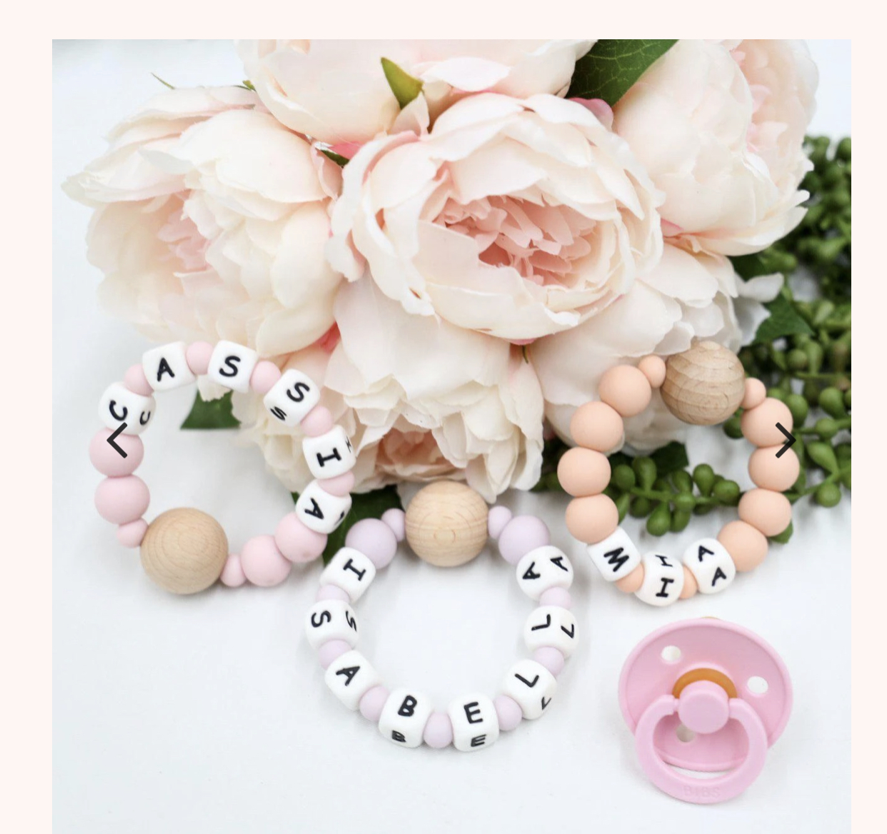 Personalised teether