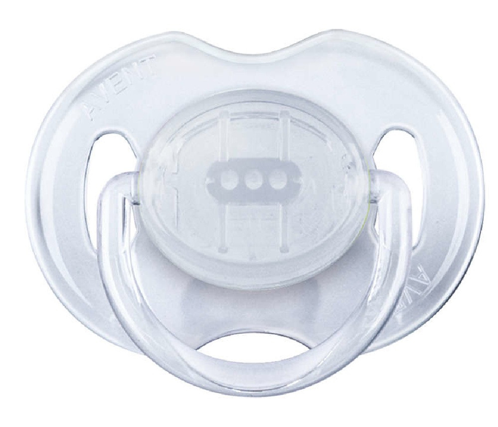 Avent Soother - Transparent - 0-6 Months - 2 Pack