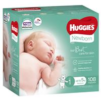 Huggies Jumbo Ultimate Newborn 108 Pack