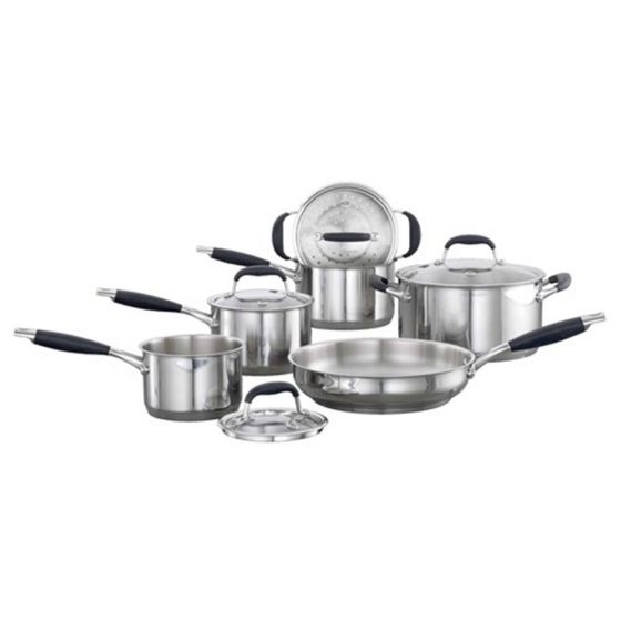 Baccarat Capri + Stainless Steel 6 Piece Cookware Set