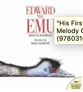 Edward the Emu Sheena Knowles, Rod Clement, Rod Clement