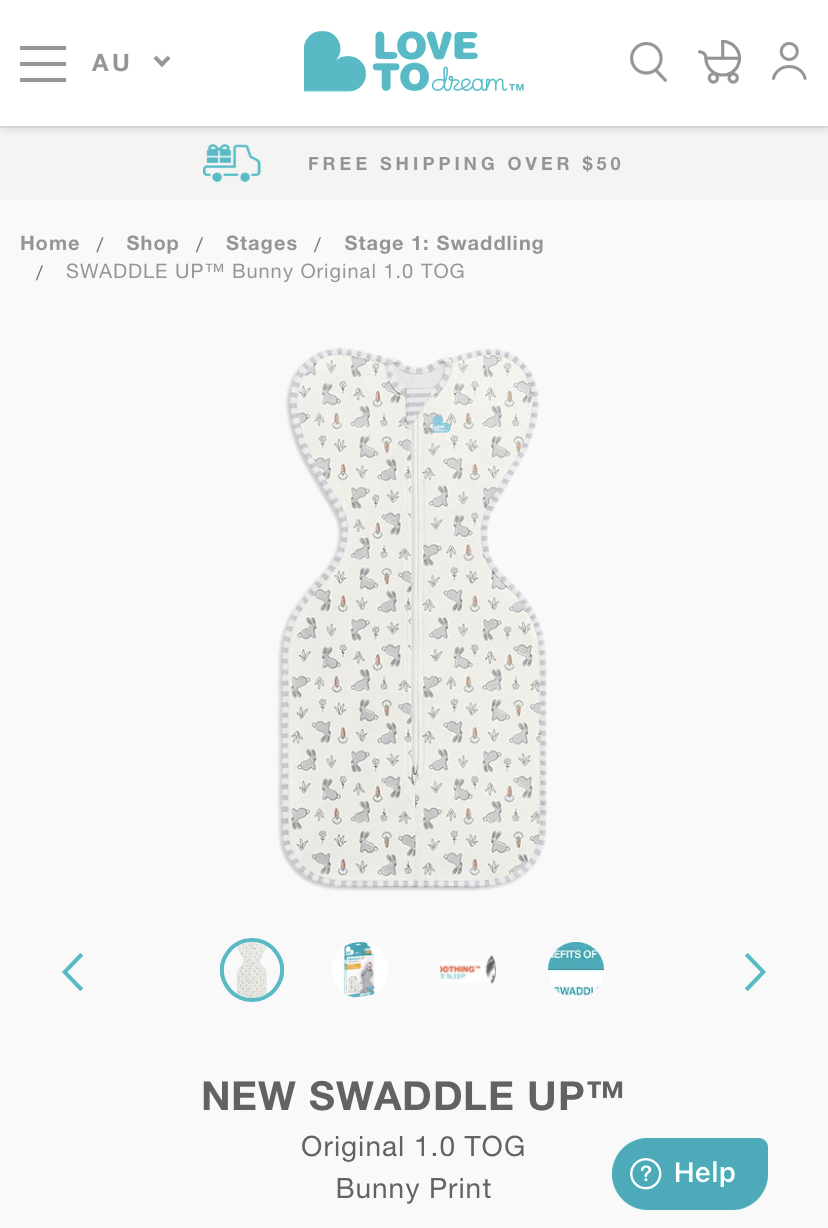 Love to dream swaddle