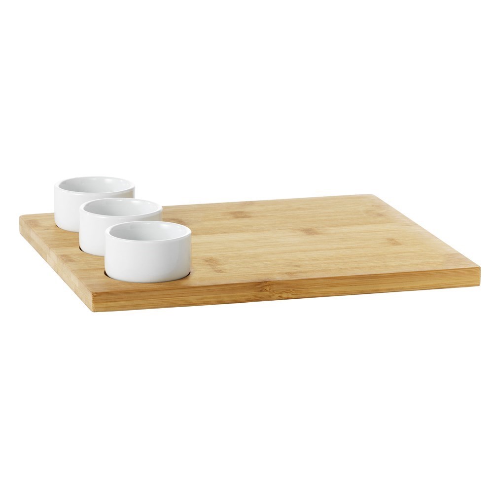 Ambrosia Karira Board with 3 x Bowls