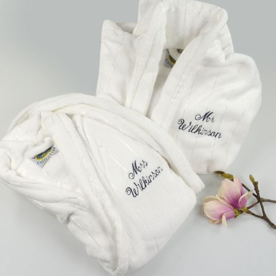 Embroidered His & Hers Robes