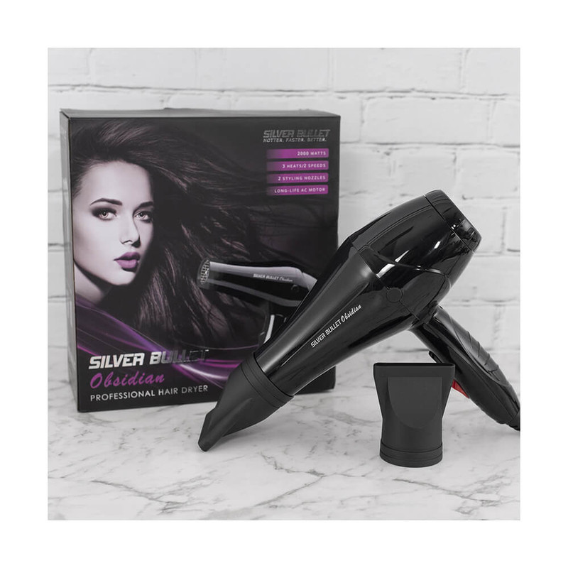 Silver Bullet Obsidian Dryer 2000W - Black