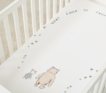 Winnie the Pooh - crib fitted sheet