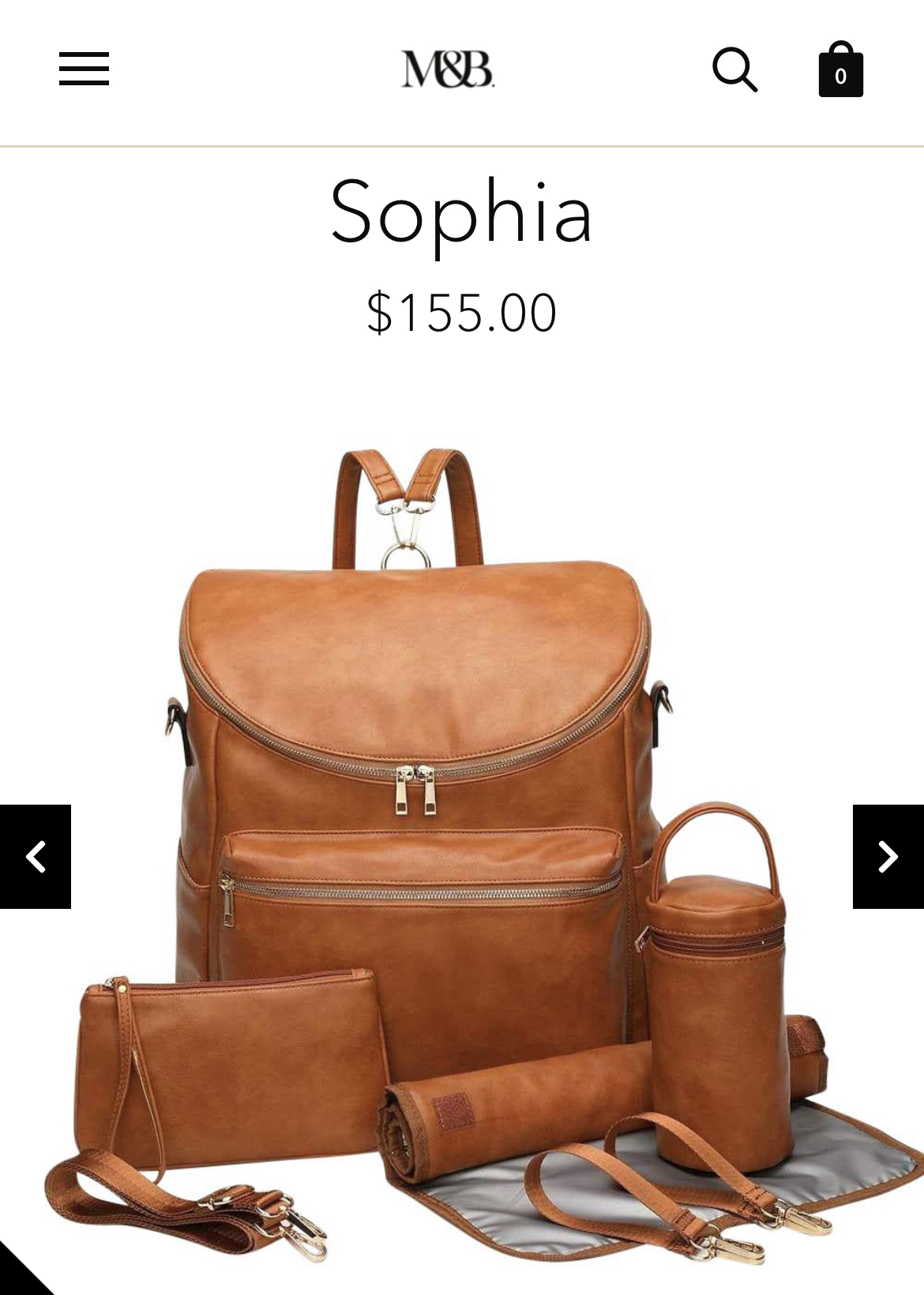 The Sophie Nappy Bag