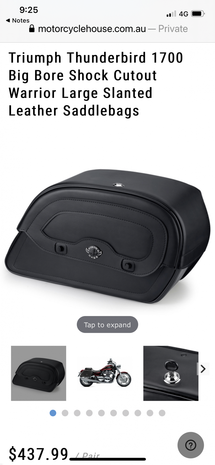 Paniers / Saddle Bags for motorbike