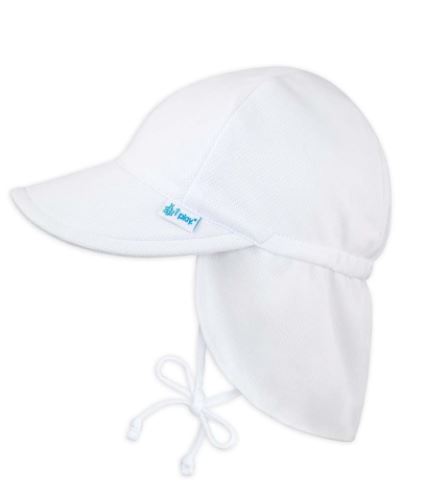 iPlay Breathable Flap Sun Protection Hat-White
