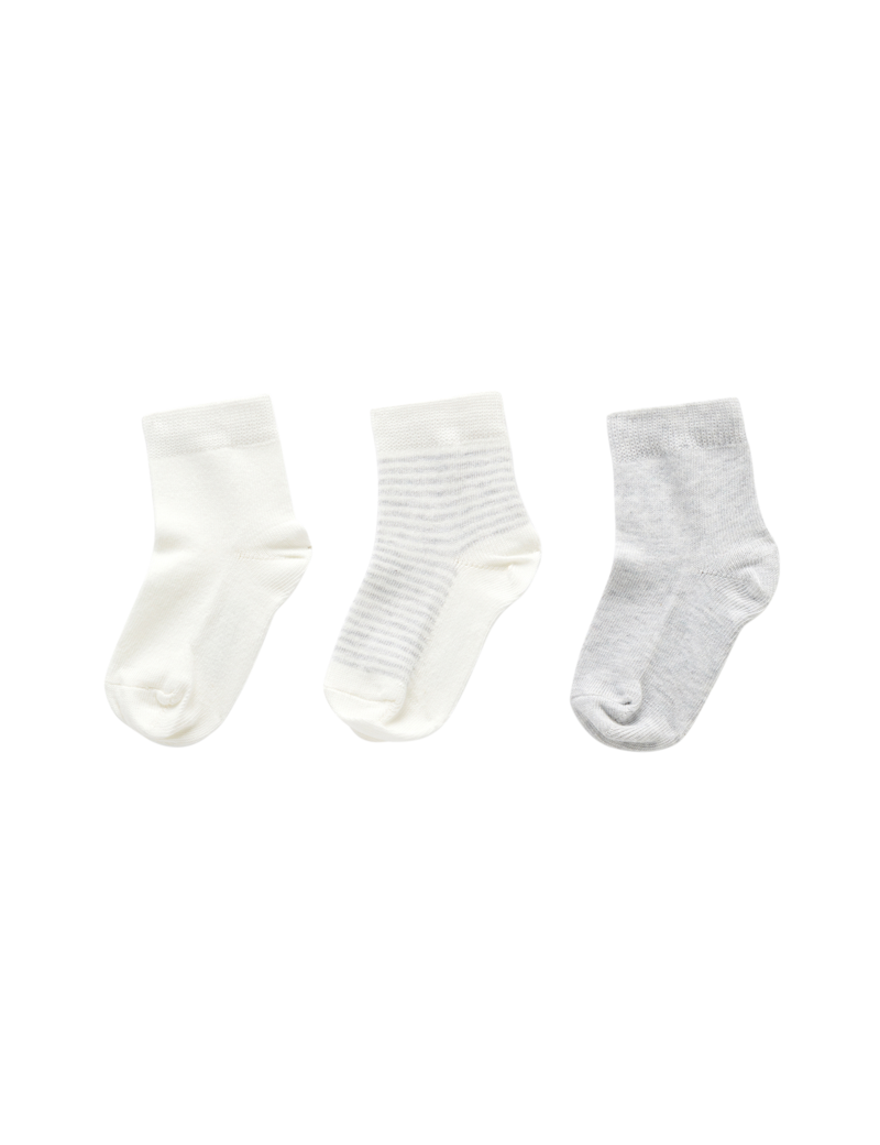 Purebaby Essentials 3 Sock Pack
