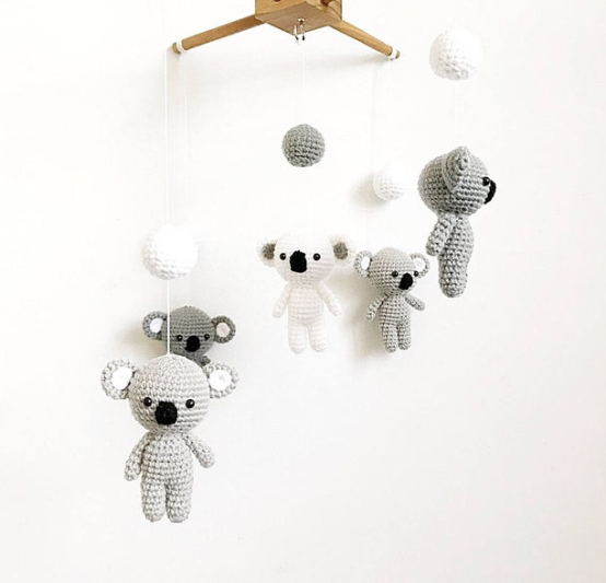 Koala Crochet Mobile