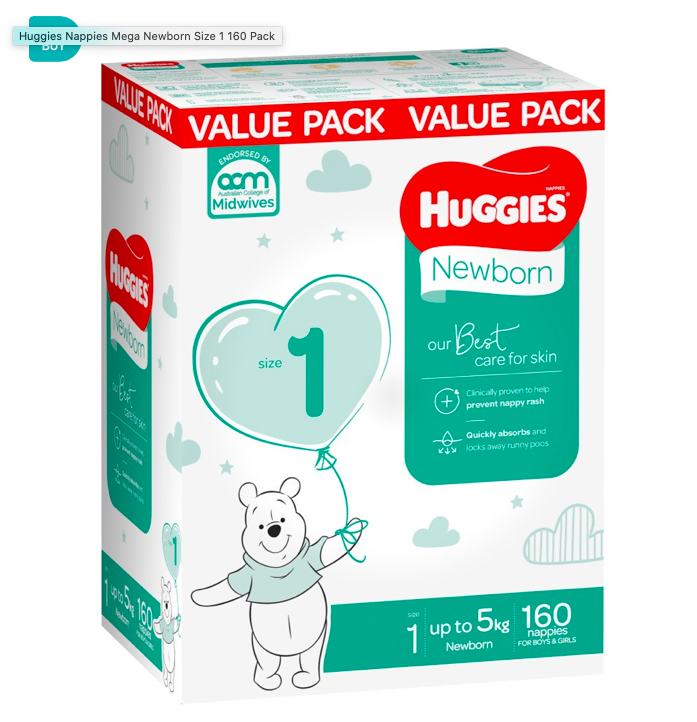 Newborn Nappies