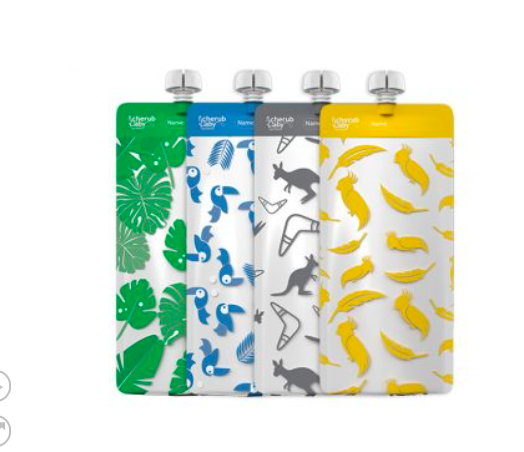 Reusable food pouches