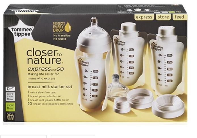 Tommee Tippee Closer To Nature Express & Go Starter Kit Small