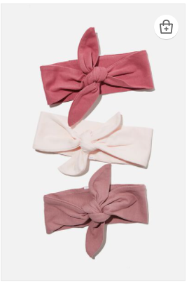 3 Pack Tie Headband