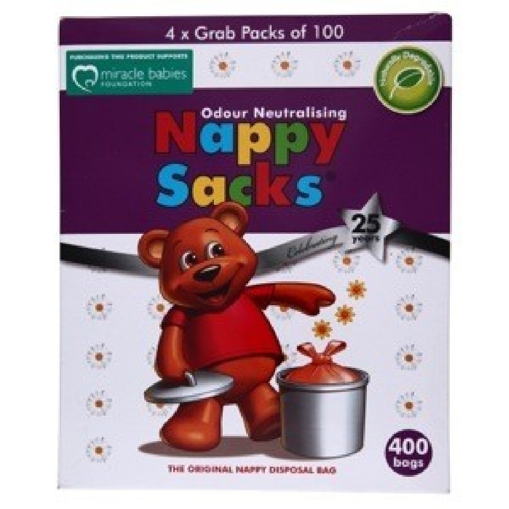 Nappy Sacks Disposable Nappy Bags 400 Pack