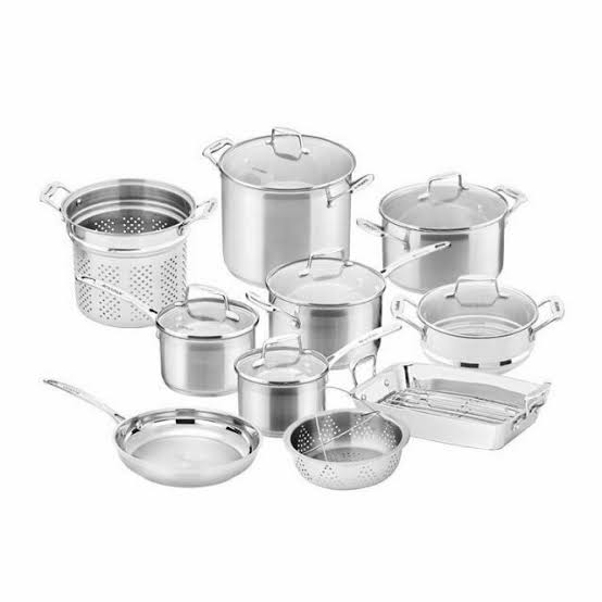 Frying pan and cooking pot set