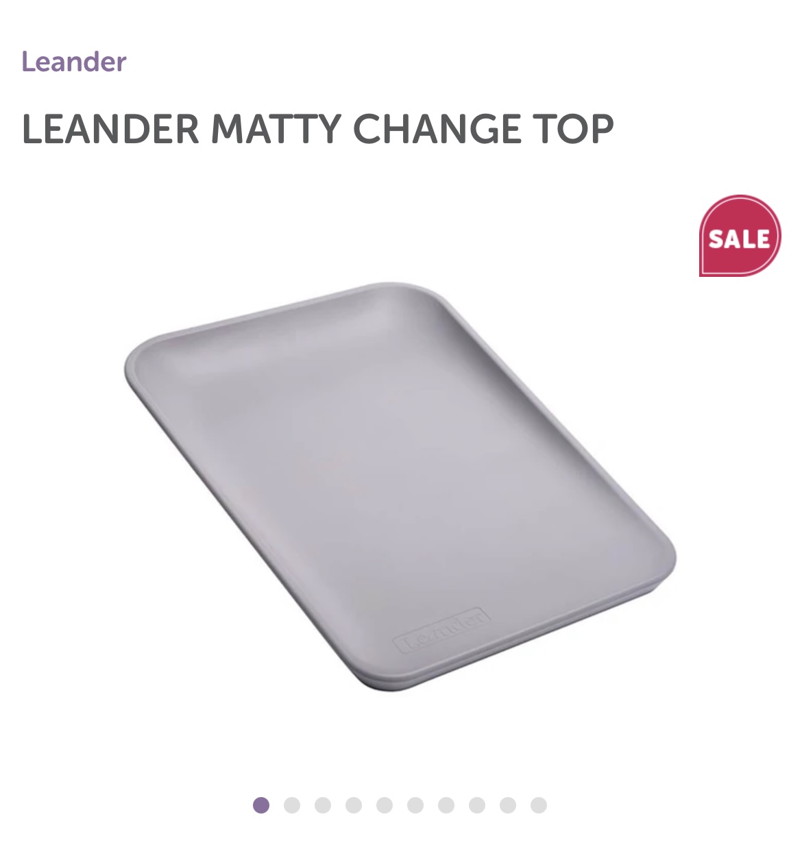 Leander change mat