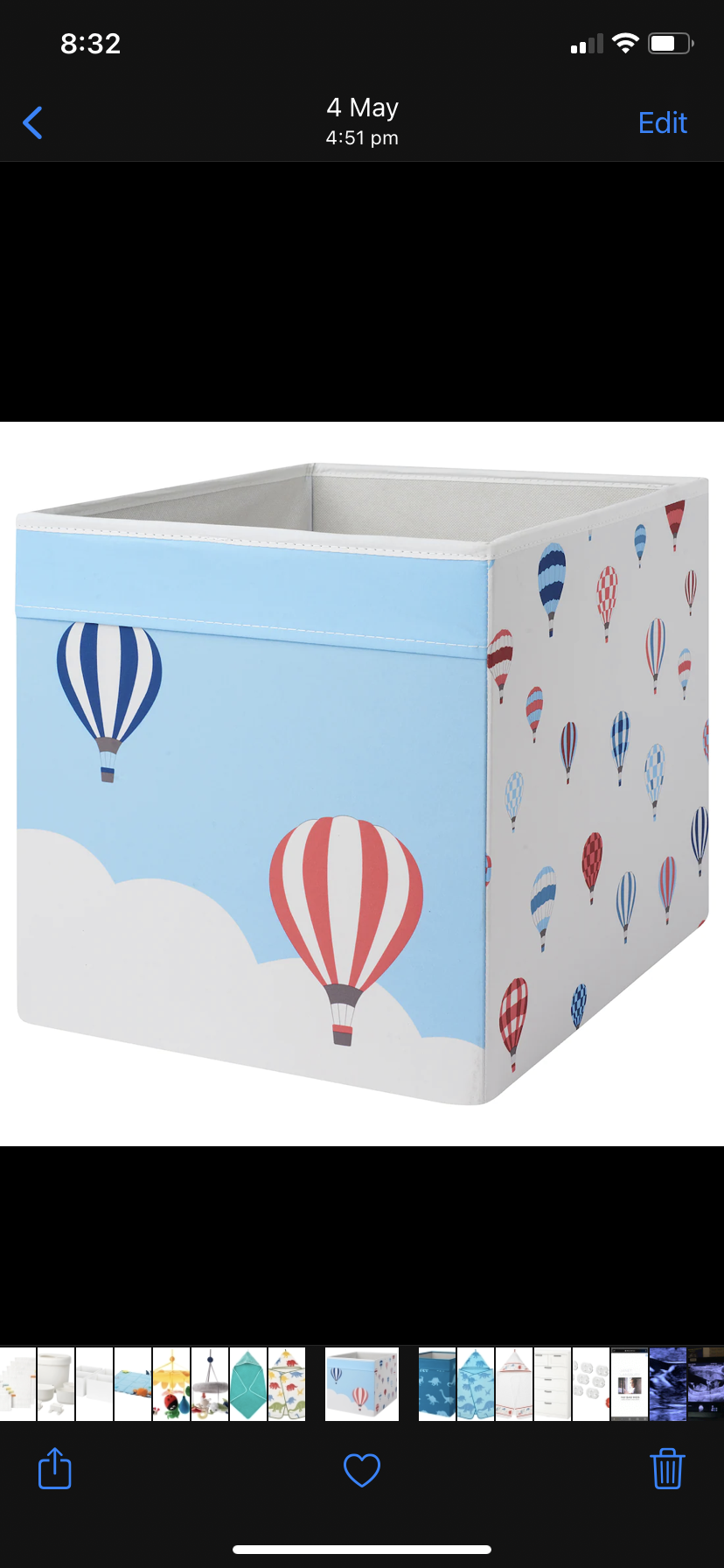 Storage Cube Box