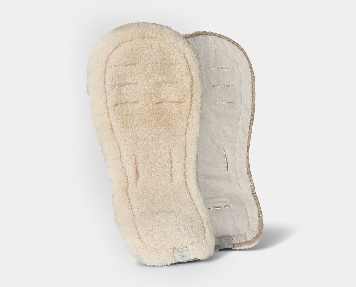 Sheepskin pram liner