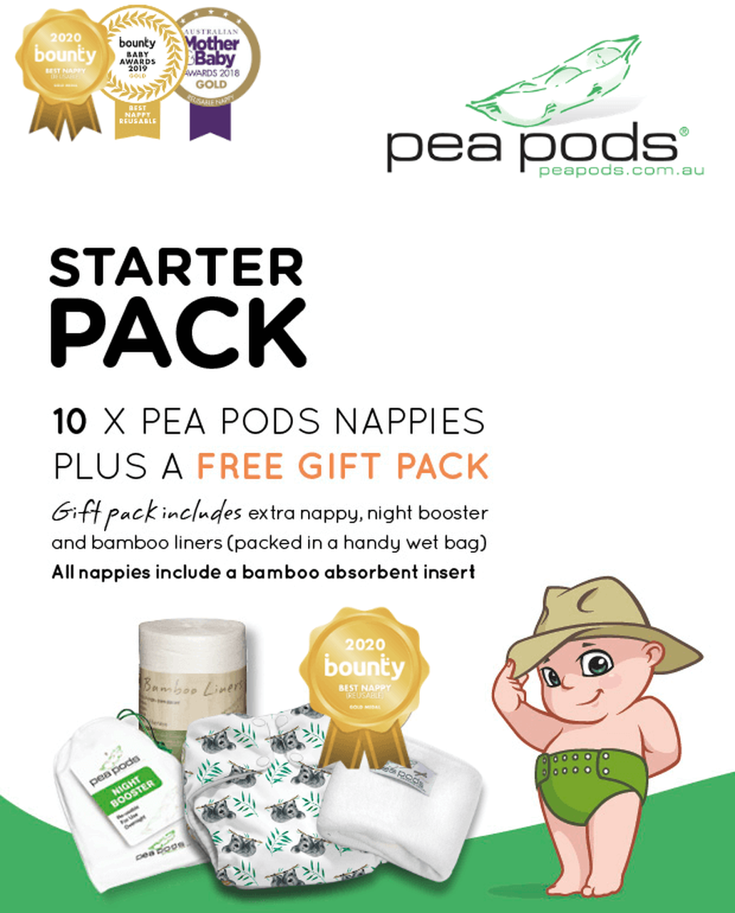 Reusable cloth nappies