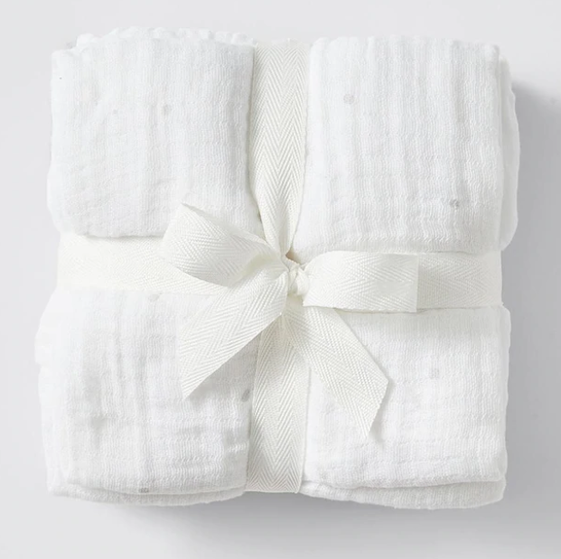 White Muslin swaddle