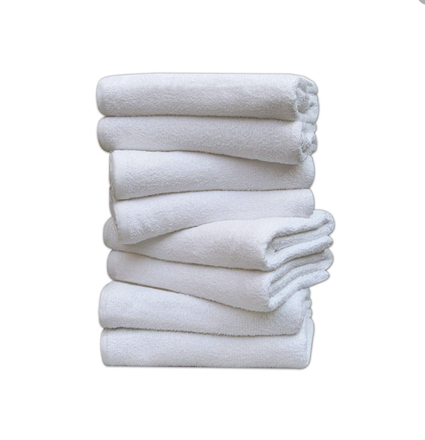 Terry Towelling Nappies - White