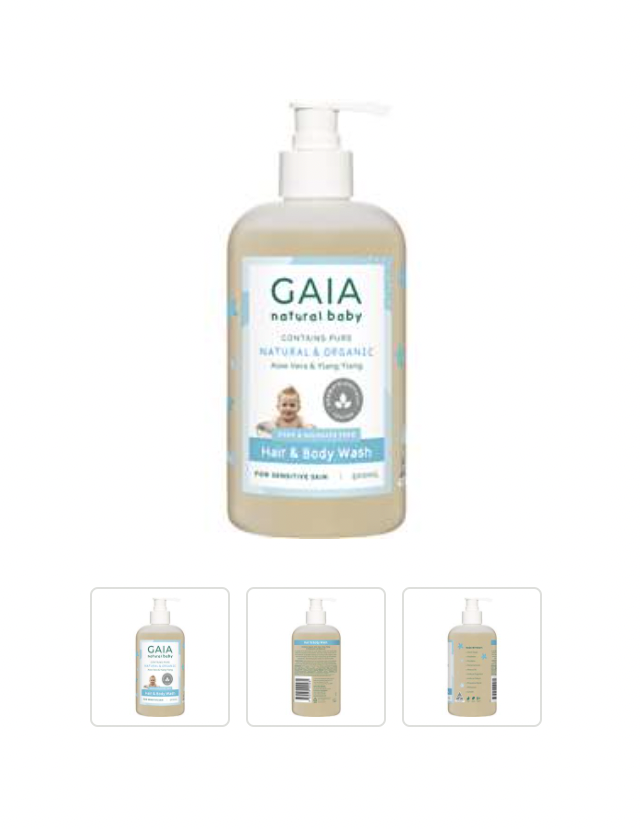 Gaia Natural Baby Hair & Body Wash