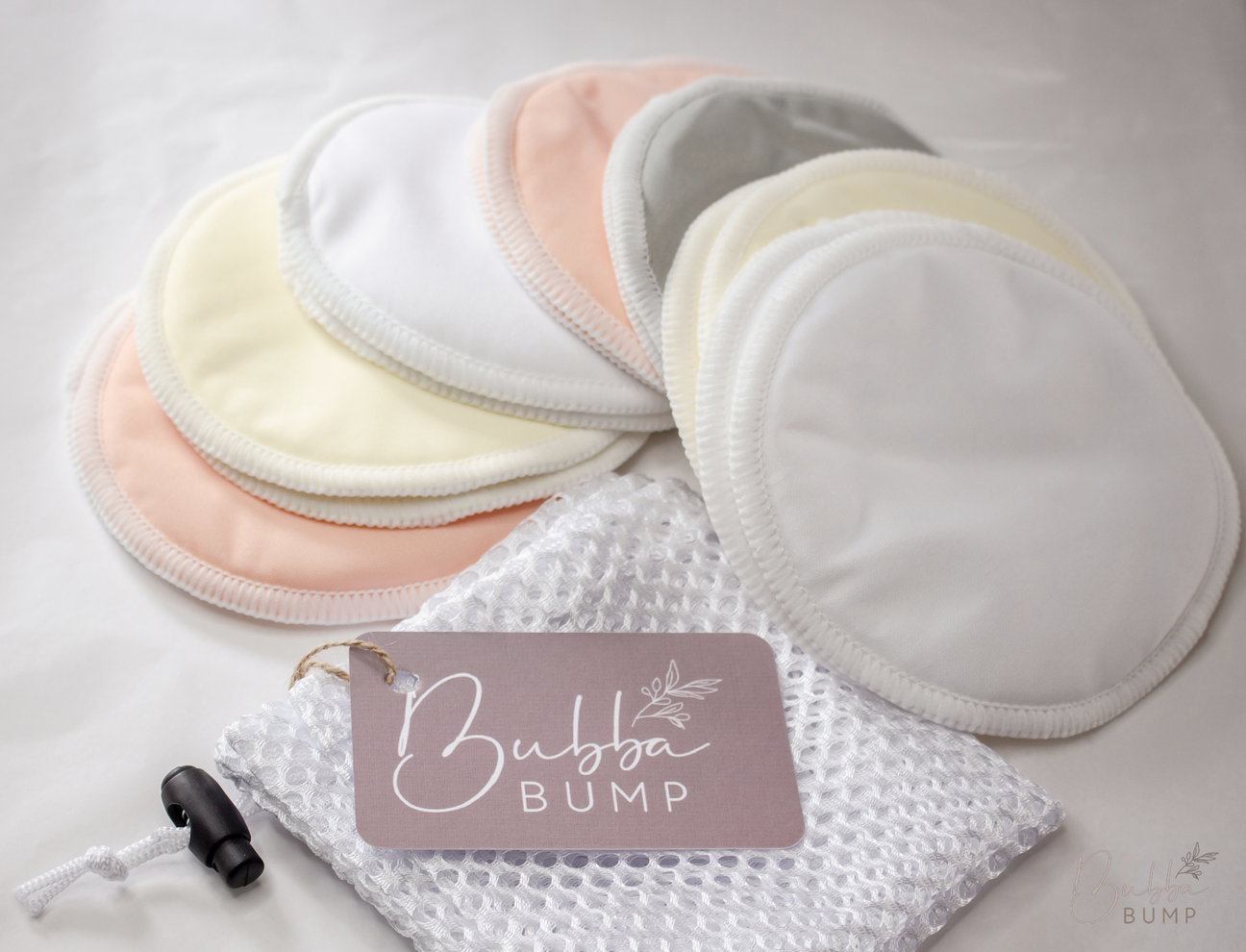Organic Bamboo Reusable Breast Pads (7 pairs)
