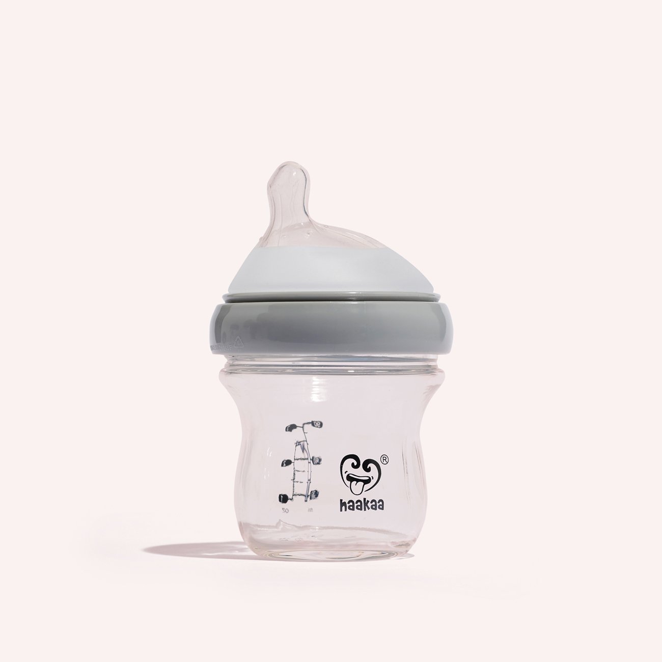 Glass baby bottle