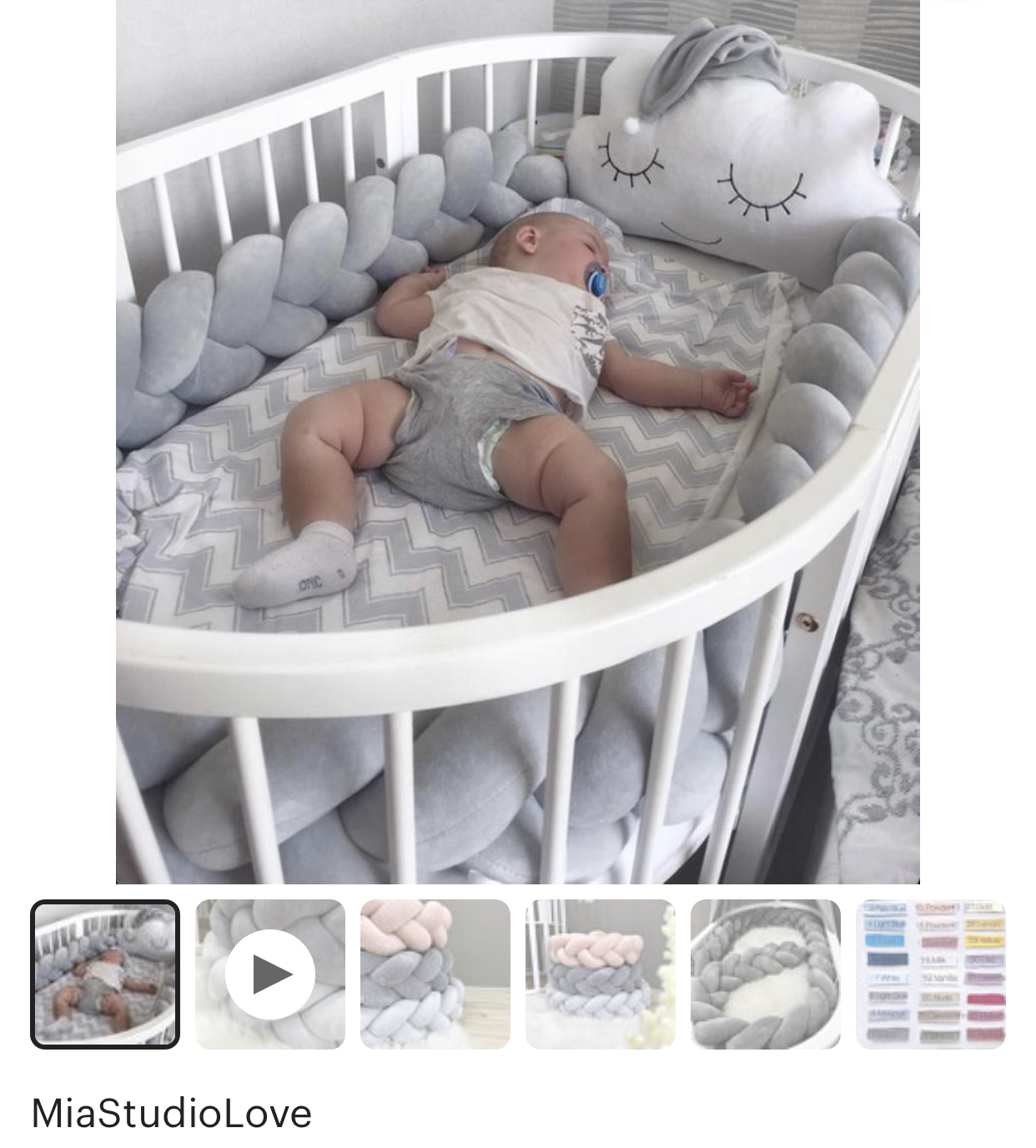Crib bumper